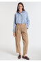 Beige Pleated Trousers 1011147-70215 - 2