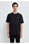 Black Basic T-Shirt Loose Fit / Comfortable Cut 0612731-900 - 3