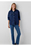 Pocket Detailed Navy Blue Shirt Oversize / Wide Cut 1211181-82318 - 2
