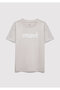 Printed Gray T-Shirt Loose Fit / Relaxed Comfortable Cut 6610444-90782 - 2