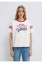 Printed Ecru T-Shirt Regular Fit / Normal Cut 1613861-70057 - 4