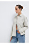 Gray Shirt with Pockets Loose Fit / Relaxed Comfortable Cut 1211385-80618 - 2