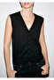 Buttoned Black Knitwear Vest Slim Fit / Slim Fit 1710867-900 - 2