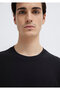 Black Basic T-Shirt Loose Fit / Comfortable Cut 0612731-900 - 6