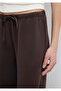 Sporty Lux Wide Leg Brown Sweatpants 1011177-70240 - 7