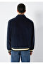 M Embroidery Detailed Navy Blue Jacket Loose Fit / Comfortable Cut 0110765-70490 - 6