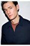 Flexible Navy Blue Travel Polo Sweatshirt 0S10561-70497 - 3