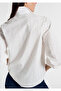 Embroidery Detailed White Shirt Regular Fit / Normal Cut 1211380-70057 - 4