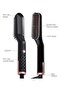 Multifunctional Beard and Hair Straightening Comb,PTC Heating,360 Degree Swivel Cord,Black,26.2 x 5.2 x 8.2cm - 2