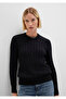 Silk Blend Crew Neck Black Sweater S Slim Fit / Slim Fit 1710721-900
