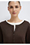 Wool Blended Double-Layered Brown Long Sleeve T-Shirt Semi Slim Fit / Semi-Fitted 1613400-88067 - 7