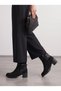 Elara Rosa Women's Heeled Boots 0012705 Black Suede