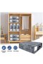 Bed Sheet Set Organizer 2 Pack,Foldable Oxford Fabric Storage Box for Queen and King Sheets,Duvet Covers and Pillowcases - 8