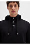Black Hooded Black Sweatshirt 0S10384-900 - 6