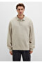 Beige Polo Sweatshirt 0S10323-70146 - 3