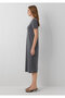 Liyosel Blended Anthracite Midi Dress 1310777-70095 - 4