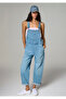 Classic Denim Open Jean Overalls 1010035-89227
