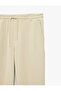 Cotton Pocketed Three-Thread Comfortable Fit Wide Leg Sports Sweatpants - 6
