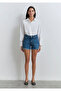 Heidi 90S Indigo Blue Jean Shorts 1410057-88757 - 3
