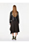 Asymmetrical A-Line Regular Waist Midi Plaid Skirt - 2