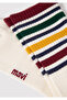 Stripe Detailed Ecru Socket Socks 1910953-33004 - 2
