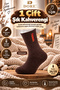 Original Women's Real Thermal Winter Socks, Thick Cotton Towel Socks, Soft, Breathable, Skin-Friendly, Flexible, All-Day Comfort, Premium Thermal Socks for Cold Days |   1 Pair Brown - 8