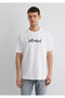Istanbul Printed White T-Shirt Loose Fit / Loose Relaxed Cut 0613002-620 - 4