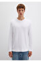 Long Sleeve White T-Shirt Slim Fit / Slim Fit 065755-620 - 4
