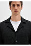Black Knitwear Blazer Jacket 070699-900 - 5