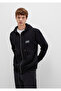 Logo Printed Zippered Black Sweatshirt0611715-900 - 2