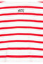 Logo Printed Red Striped Sweatshirt 7s10038-82054 - 6