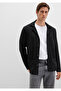 Black Knitwear Blazer Jacket 070699-900