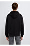 Logo Printed Hooded Black Sweatshirt 067149-902 - 5