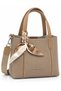 Women's Mink Scarf Detailed Medium Size Hand and Shoulder Bag-Bd6086Bd - 4