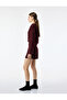 Buttoned Pocket Lightweight V-Neck Long Sleeve Tweed Jacket - 4