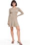 Mixray Crew Neck Mini Dress
