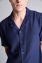 Modern Fit Polo Collar Linen Blend Short Sleeve Shirt H7840Ax26Sm - 4