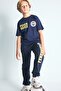 Fenerbahçe Thick Fabric Printed Sweatpants for Boys I6619A826Wn - 4