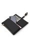 Black Women's Wallet Accessory with Soft Leather Buckle and Multiple Compartments - 4
