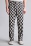 Boxy Fit Short Sleeve Printed Top Checkered Pattern Bottom 2-Piece Pajama Set I3018Ax26Au - 4
