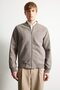 Warm Regular Fit College Collar Bomber Cashmere Coat F7750Ax26Sp - 3