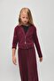 Hooded Zippered Modal Sweathirt Cardigan Girls G9750A826Sp - 3