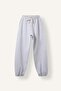 Loose Fit Waist Tie Thick Fabric Sweatpants I6399Ax26Au - 6
