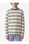 Cotton Crew-Neck Long-Sleeve Striped T-Shirt - 2