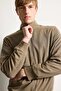 Regular Fit High Collar Zippered Coat G4130Ax26Sm - 4