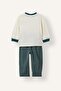 Printed Long Sleeve Top Striped Bottom Flannel 2-Piece Woven Pajama Set Baby Boy I3389A526Wn - 5