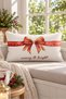 New Year Patterned Double-Sided Printed Velvet Throw Pillow Cover - 35X55 cm |   Soft Touch, Stylish Design - 3
