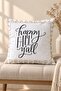 Autumn Themed 43X43 Velvet Cushion Cover - 3