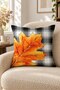 Autumn Themed 43X43 Velvet Cushion Cover - 2