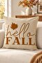 Autumn Themed 43X43 Velvet Cushion Cover